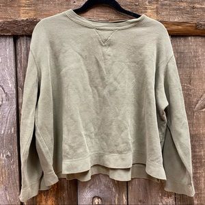 faded glory ladies large sage green shirt